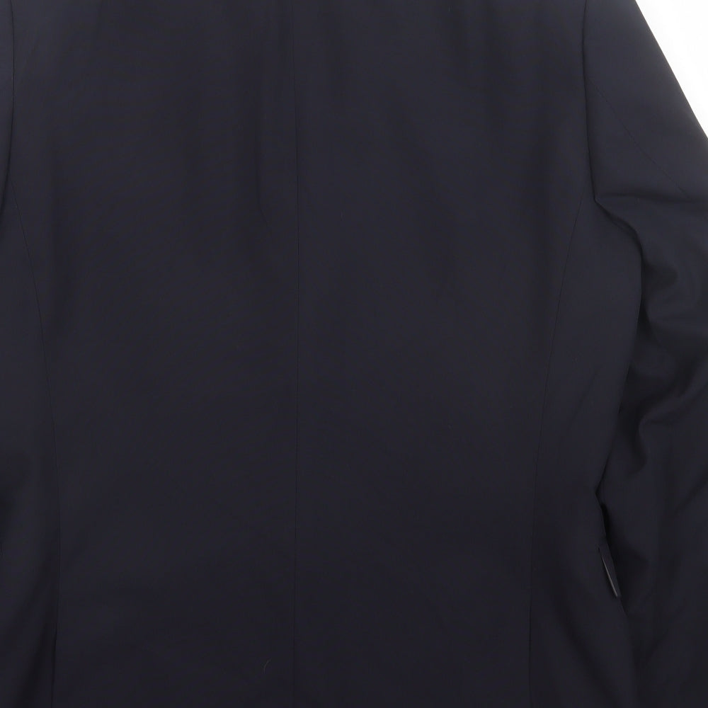 NEXT Mens Blue Polyester Jacket Suit Jacket Size 40