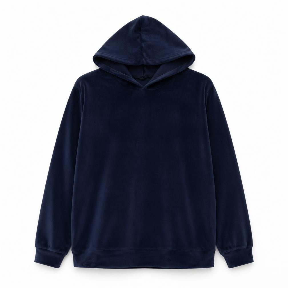 Preworn Womens Blue Polyamide Pullover Hoodie Size S Pullover