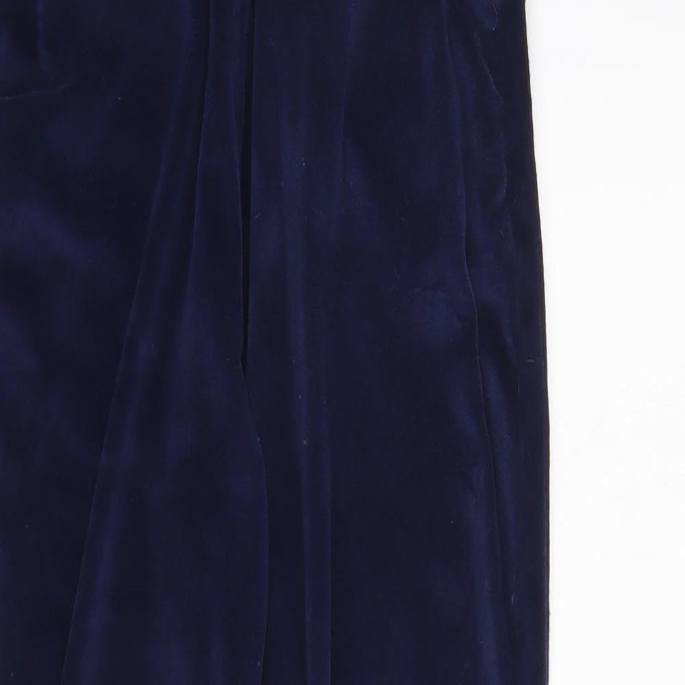 Preworn Womens Blue Polyamide Jogger Trousers Size S L25 in Regular