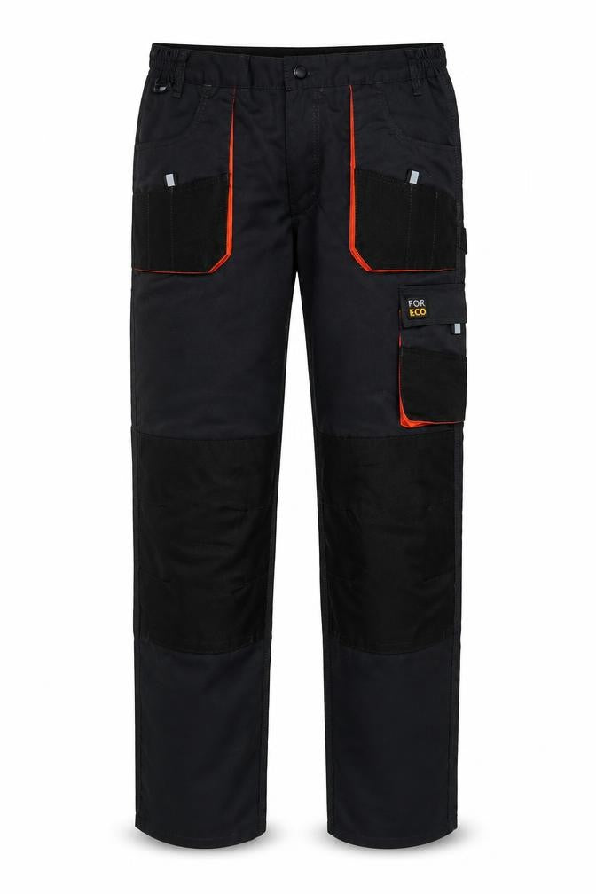 Reis Mens Blue Polyester Carpenter Trousers Size 35 in L30 in Regular Button