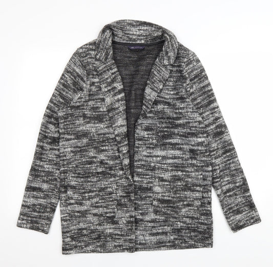 Marks and Spencer Womens Grey Jacket Size 10 Tie