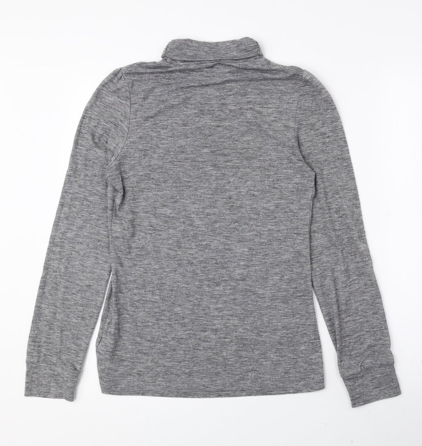 NEXT Womens Grey Roll Neck Polyester Pullover Jumper Size 6