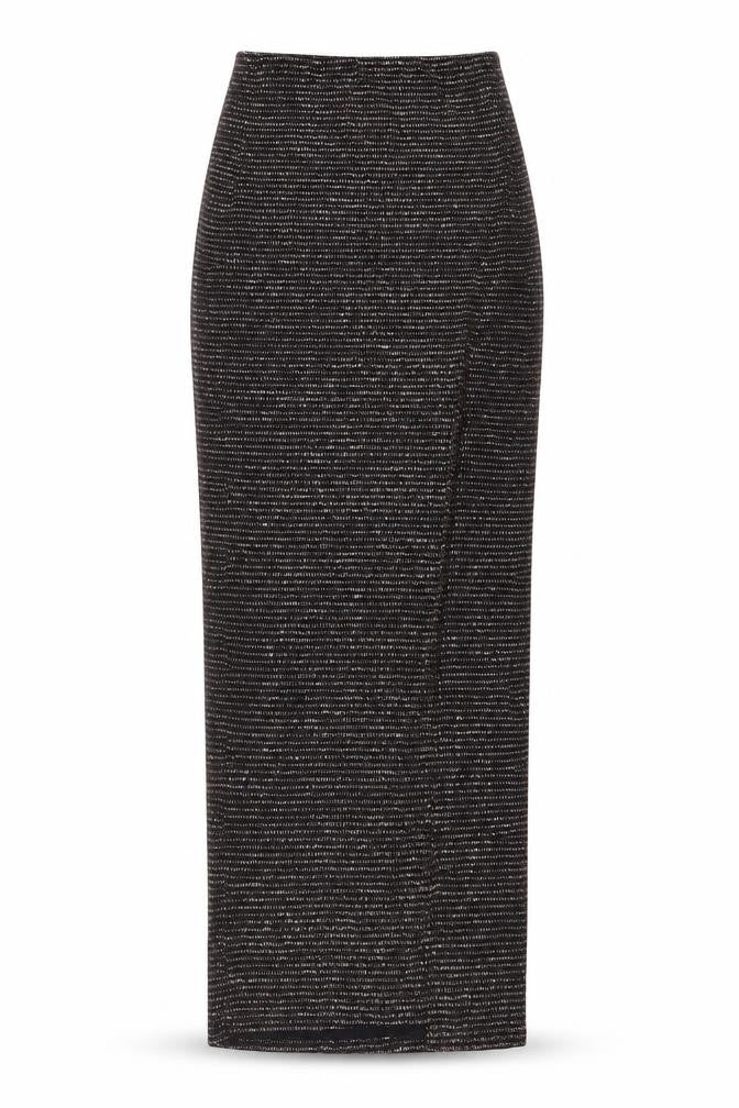 Miss Selfridge Womens Black Polyamide Maxi Skirt Size 4