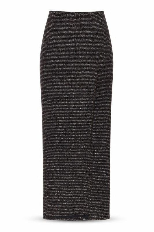 Miss Selfridge Womens Black Polyamide Maxi Skirt Size 4