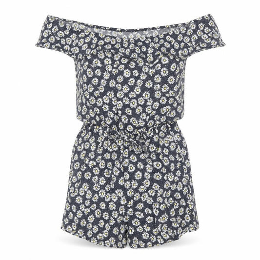 John Lewis Womens Multicoloured Floral Viscose Playsuit One-Piece Size 12 Pullover