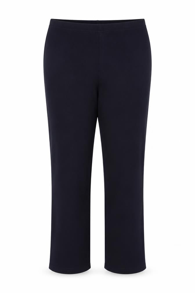 Pinns Womens Blue Polyester Jogger Trousers Size 12 L28 in Regular Drawstring