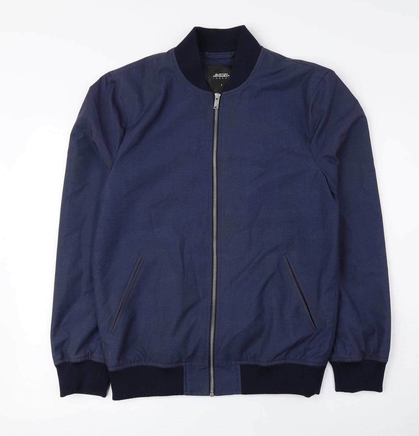 Burton Mens Blue Jacket Size S Zip