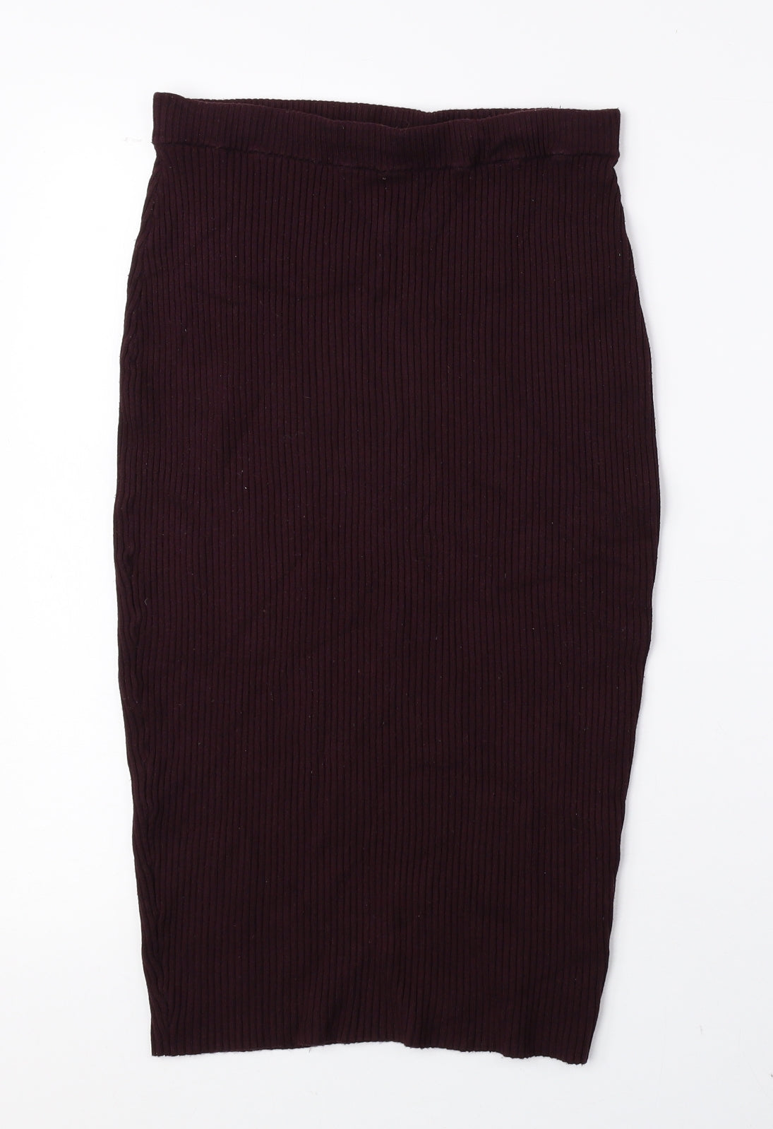 H&M Womens Red Polyester Peasant Skirt Size S