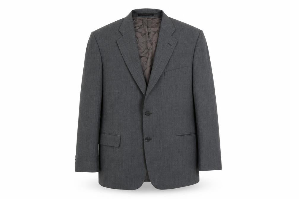 St Michael Mens Grey Wool Jacket Suit Jacket Size 44