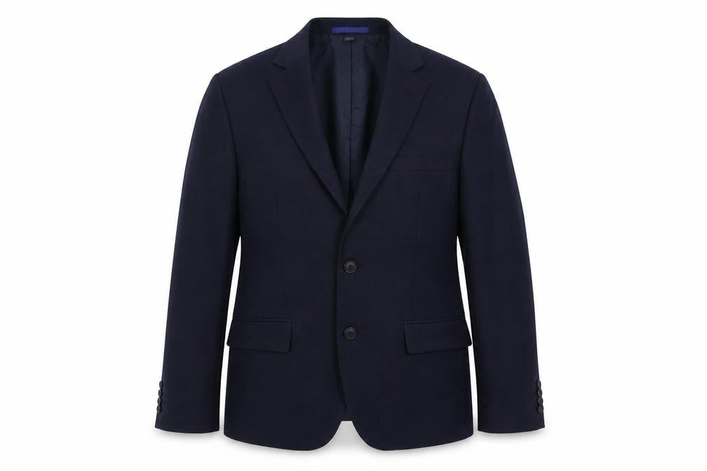 Marks & Spencer Mens Blue Polyester Jacket Suit Jacket Size 38