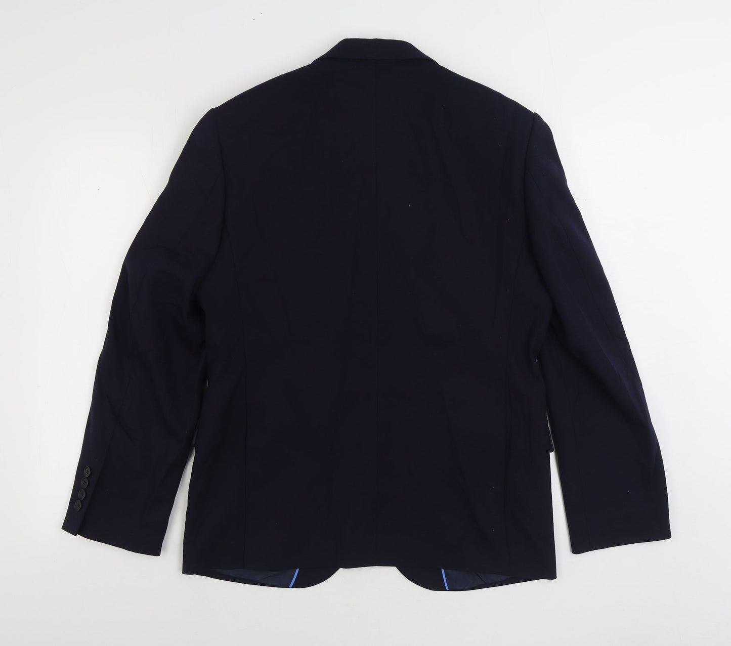 Marks and Spencer Mens Blue Polyester Jacket Suit Jacket Size 40