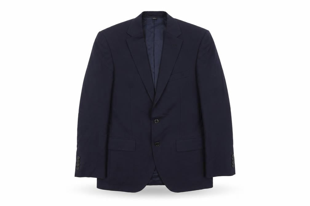 Marks & Spencer Mens Blue Polyester Jacket Suit Jacket Size 38