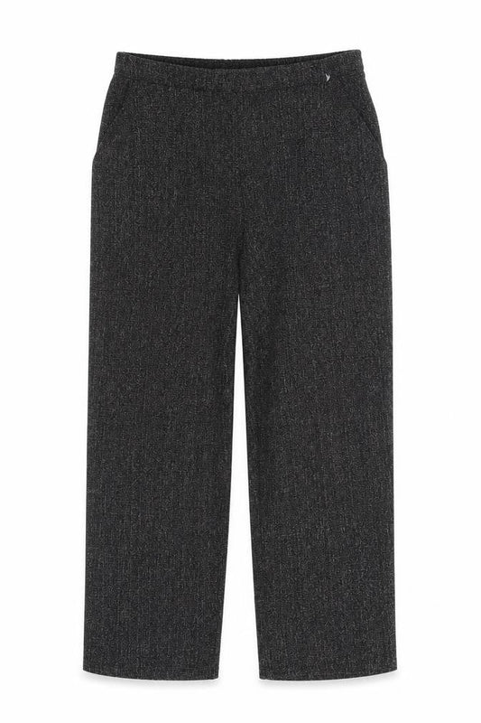 Sukhmani Womens Grey Polyester Trousers Size 10 L28 in Regular