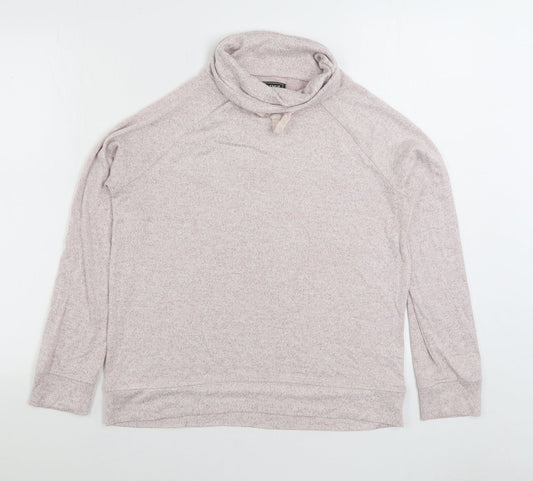 Avenue Womens Pink Viscose Pullover Sweatshirt Size S Pullover