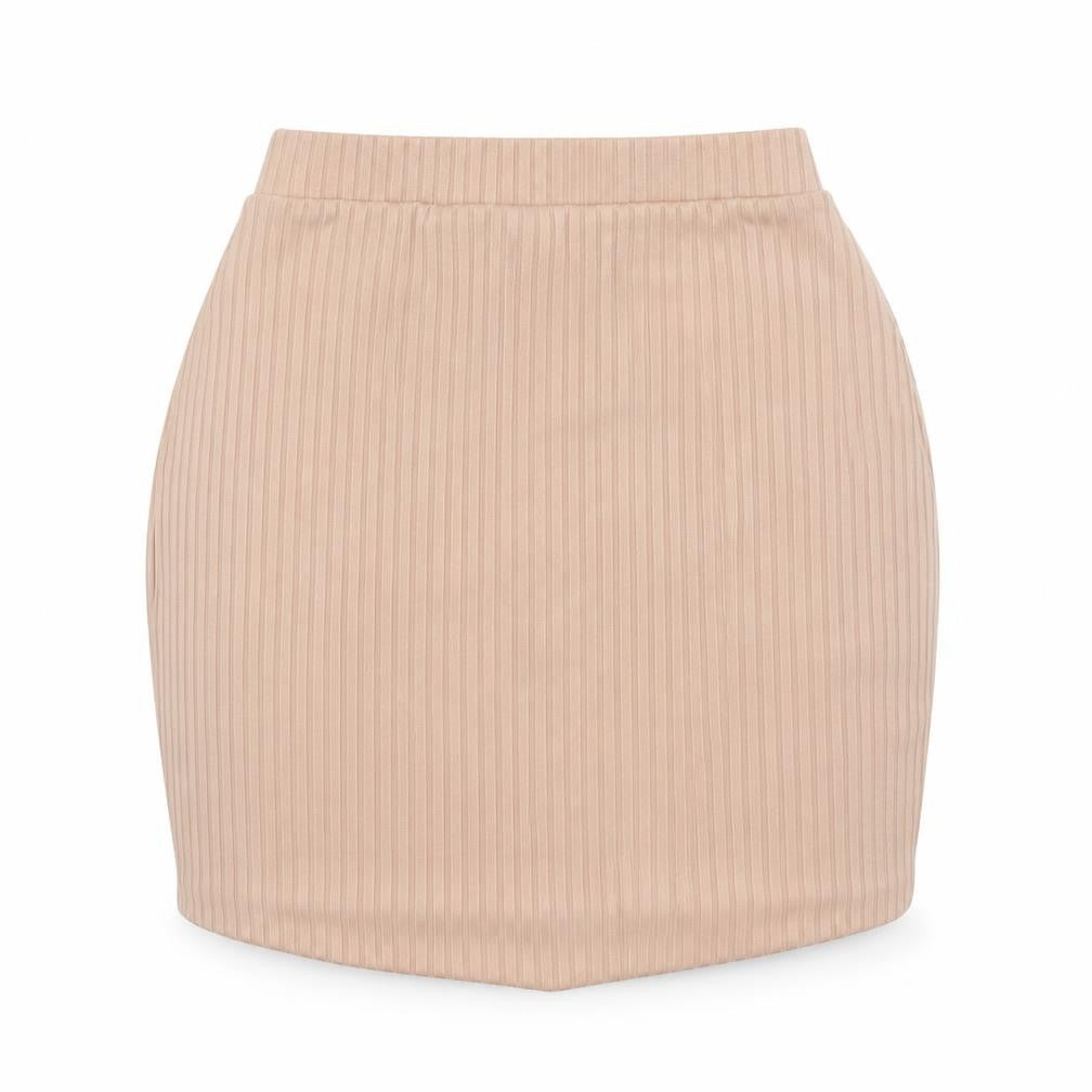 Club London Womens Pink Striped Polyester Mini Skirt Size 8