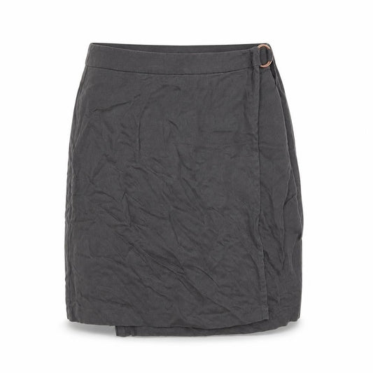Marks and Spencer Womens Grey Lyocell Straight & Pencil Skirt Size 16