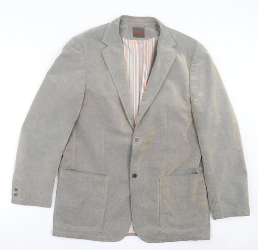 REMUS Mens Green Polyester Jacket Suit Jacket Size 40