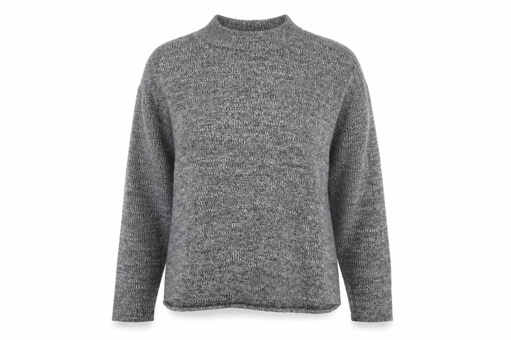 H&M Womens Grey Round Neck Polyester Pullover Jumper Size M