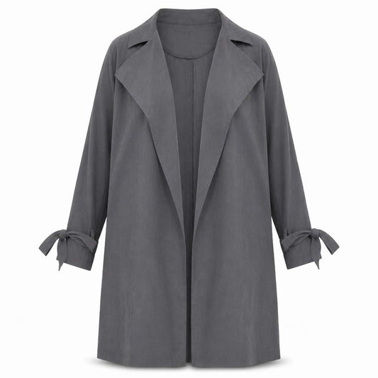 Debenhams Womens Grey Jacket Size 8 Tie