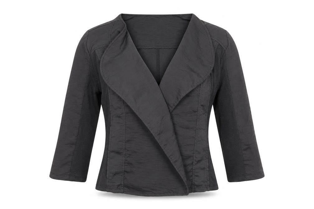 Dorothy Perkins Womens Grey Jacket Size 12 Tie