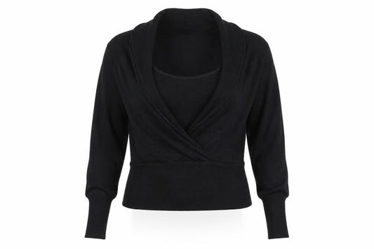 Next Womens Black V-Neck Viscose Pullover Jumper Size 12