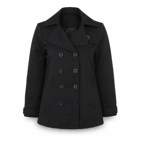 Debenhams Womens Blue Trench Coat Coat Size 10 Button