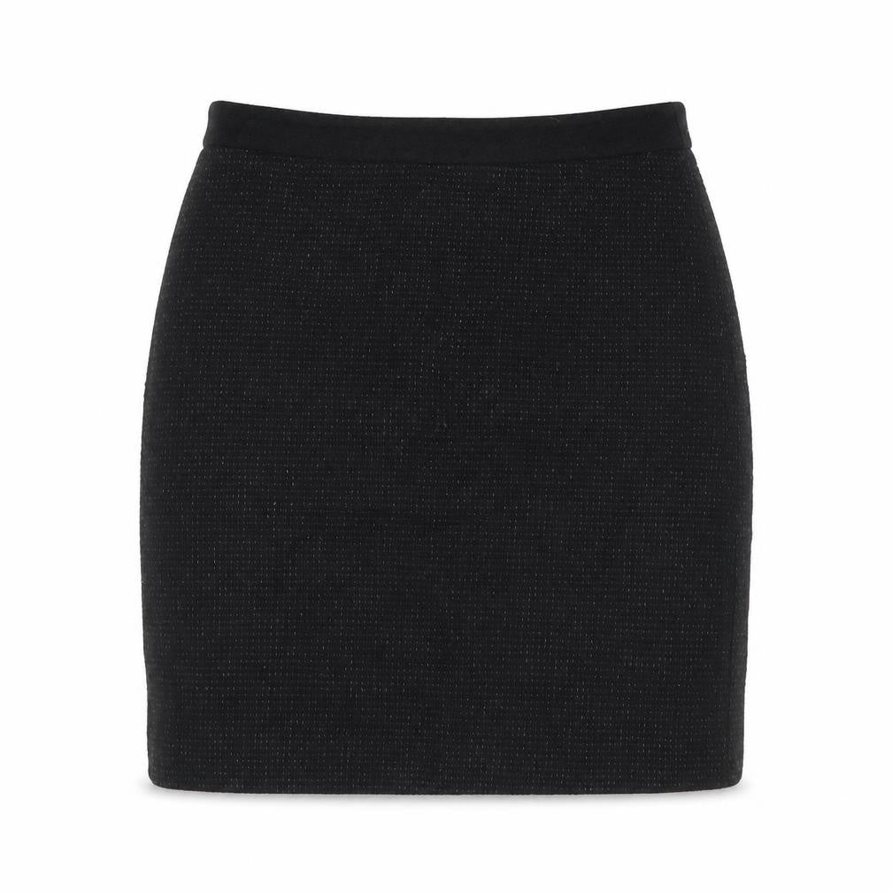 Planet Womens Black Polyester Mini Skirt Size 32 in Zip