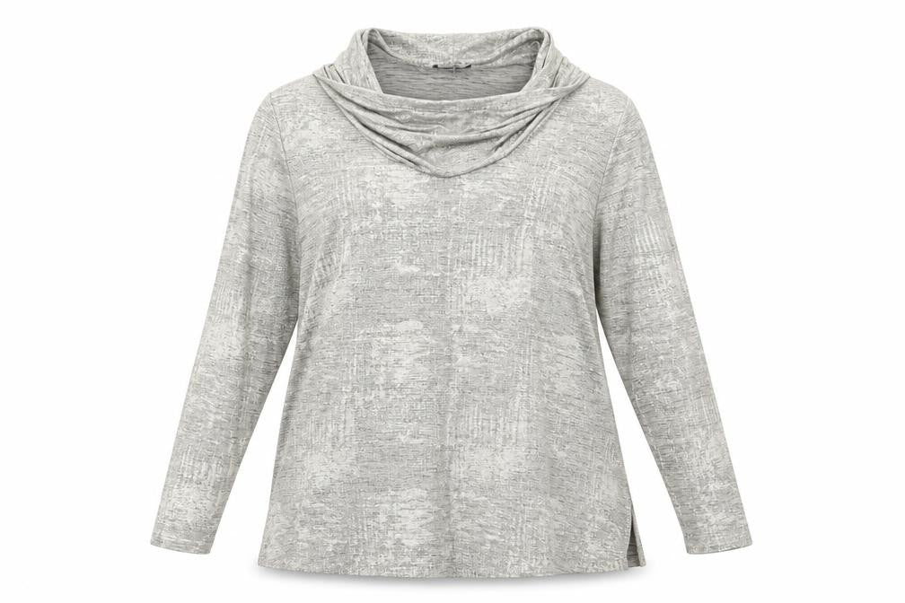 Mr Max Womens Gold Polyester Basic T-Shirt Size XL Roll Neck