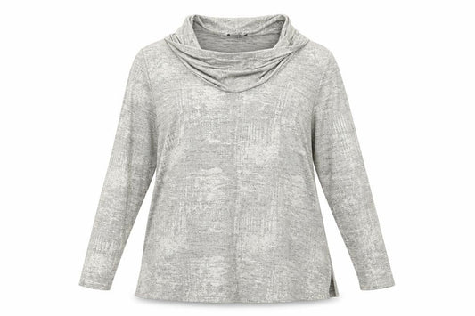 Mr Max Womens Gold Polyester Basic T-Shirt Size XL Roll Neck