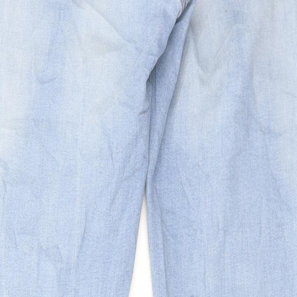Sisley Womens Blue Cotton Skinny Jeans Size 32 in L28 in Regular Button