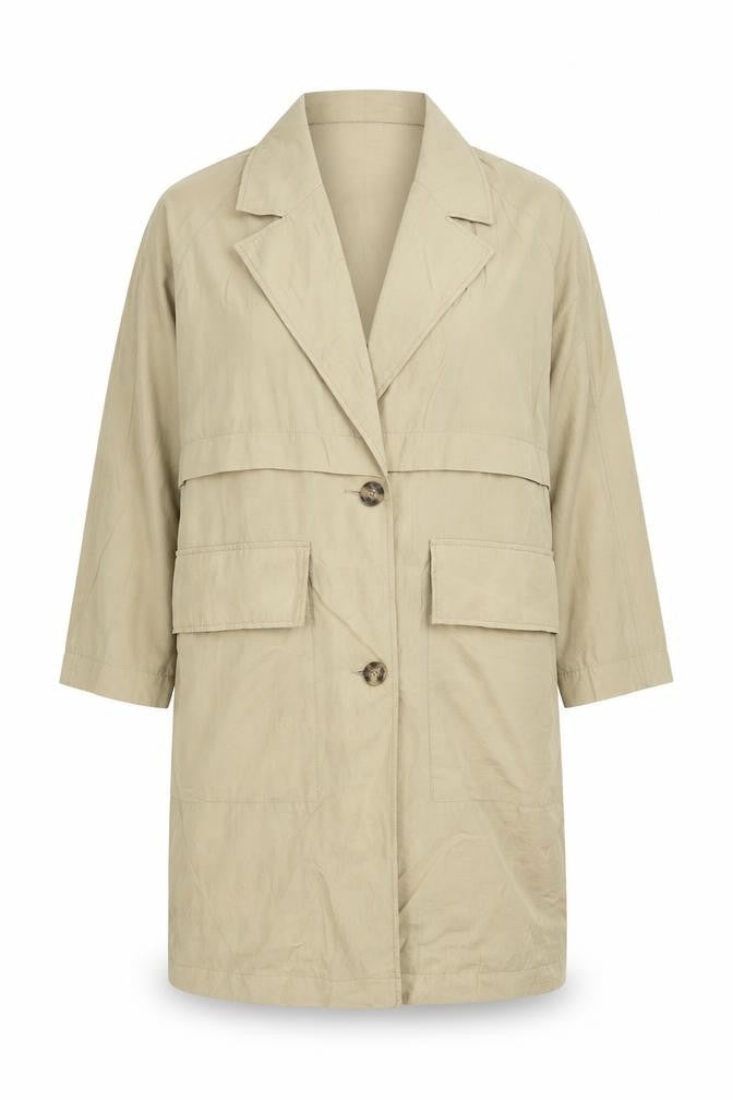 H&M Mens Beige Jacket Size L Button