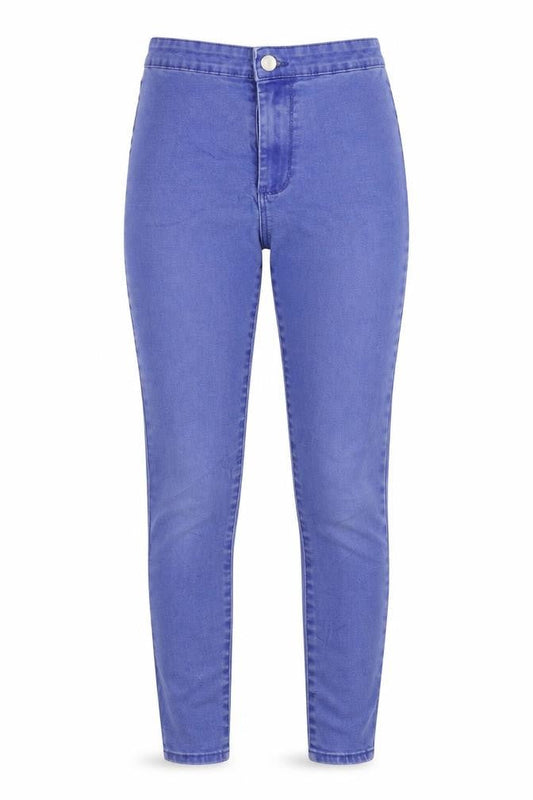 Denim & Co. Womens Blue Cotton Skinny Jeans Size 6 L23 in Regular Zip