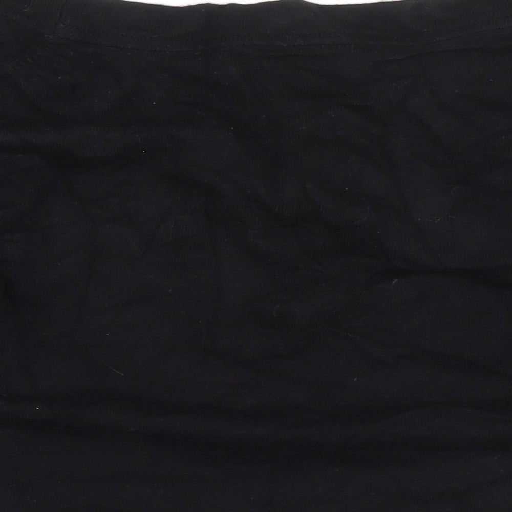 Marks and Spencer Womens Black V-Neck Viscose Cardigan Jumper Size 8