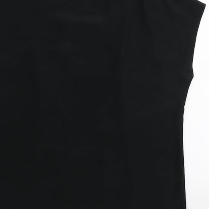 Sommermann Womens Black Polyester Basic T-Shirt Size 20 Square Neck