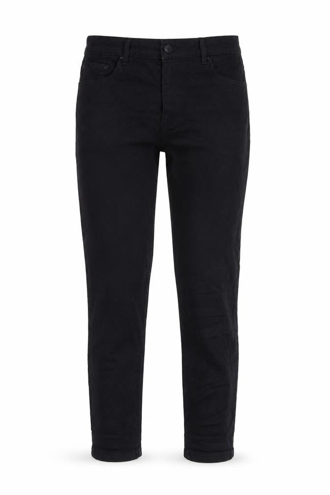 Marks & Spencer Womens Black Cotton Skinny Jeans Size 12 L26 in Regular Zip