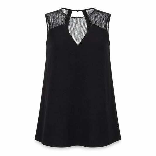 Little White Lies Womens Black Polyester Shift Size M Round Neck Pullover