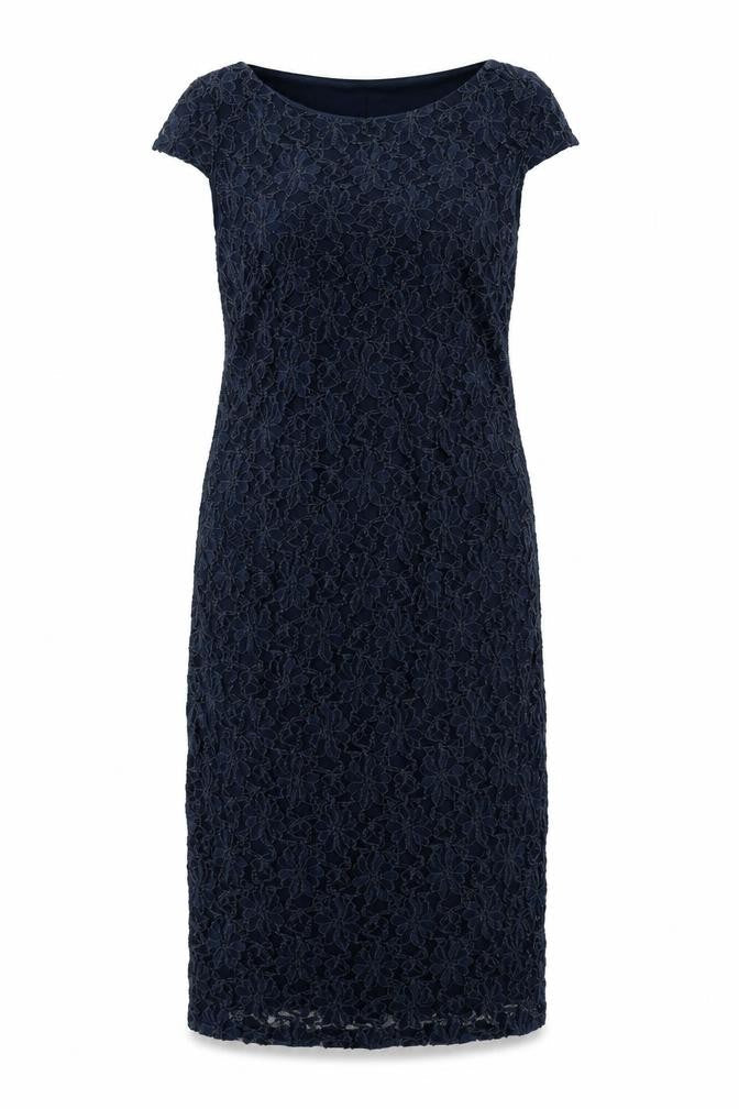 Dorothy Perkins Womens Blue Polyester Sheath Size 10 Round Neck Pullover