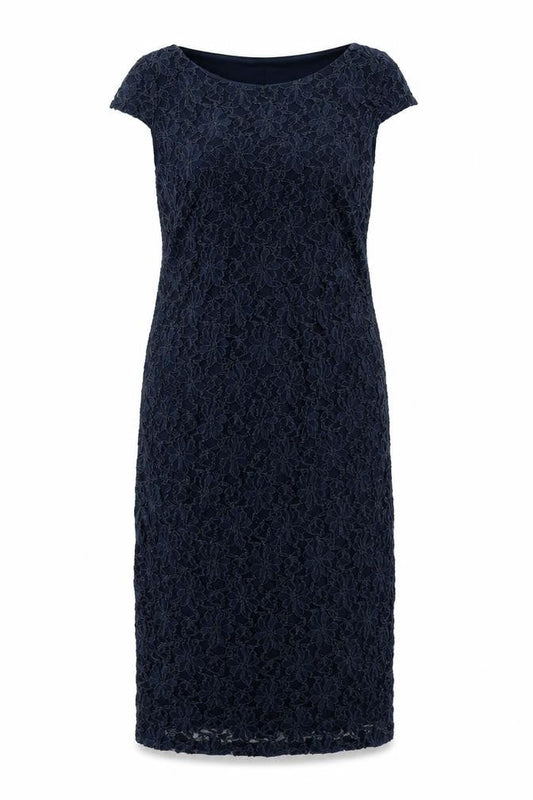 Dorothy Perkins Womens Blue Polyester Sheath Size 10 Round Neck Pullover