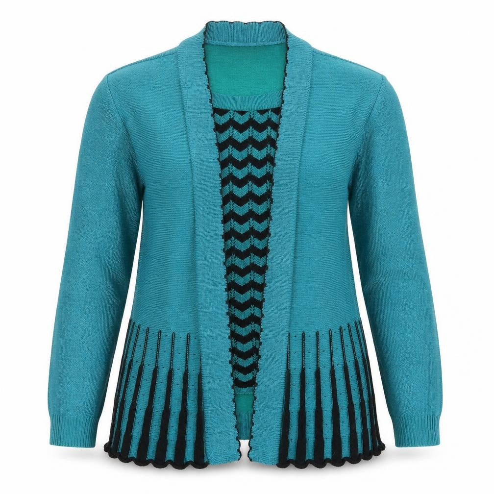 Michael Gold Womens Blue Boat Neck Geometric Acrylic Pullover Jumper Size S