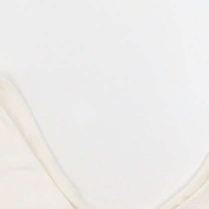 H&M Womens White Polyester Cropped Tank Size S V-Neck