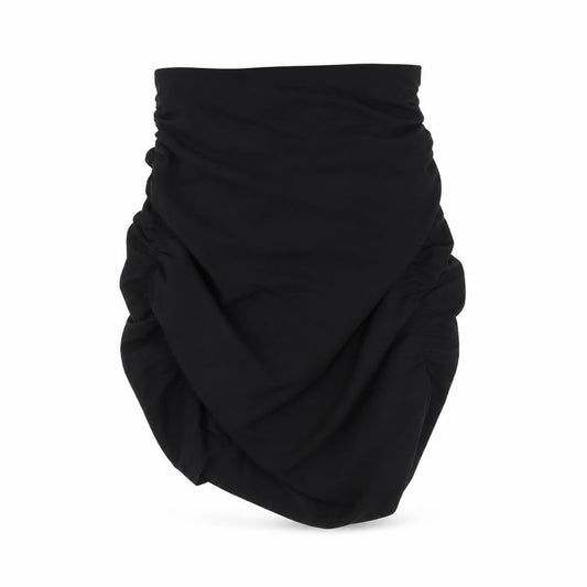 AsYou Womens Black Polyester Mini Skirt Size 8 Zip