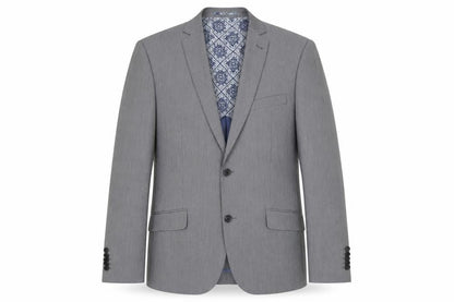 Angelo Litrico Mens Grey Polyester 3 Piece Suit Jacket Size M