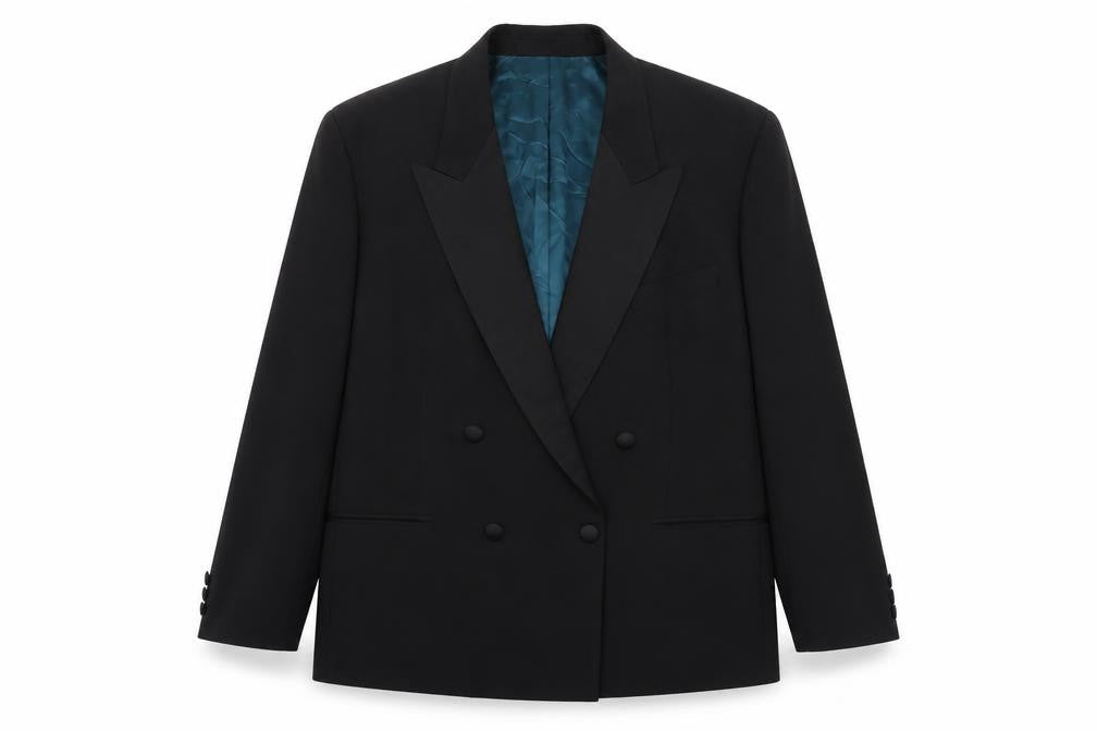Marks & Spencer Mens Black Polyester Jacket Suit Jacket Size M