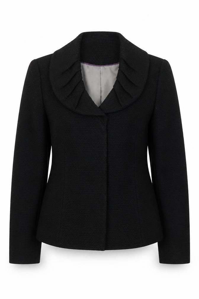 Marks & Spencer Womens Black Jacket Size 12 Button