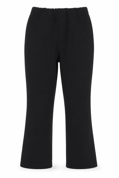 Preworn Womens Black Polyester Trousers Size 14 L24 in Regular