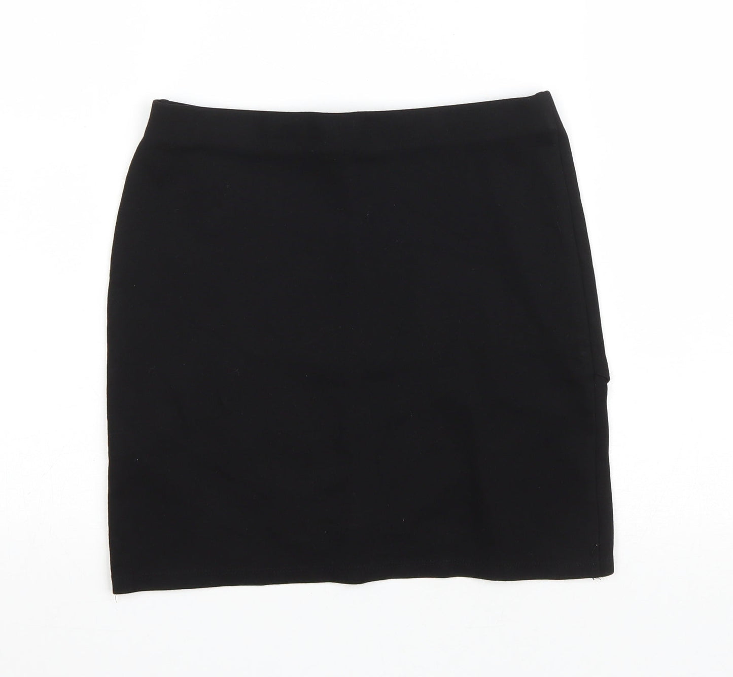 Topshop Womens Black Viscose Tulip Skirt Size 8 Drawstring