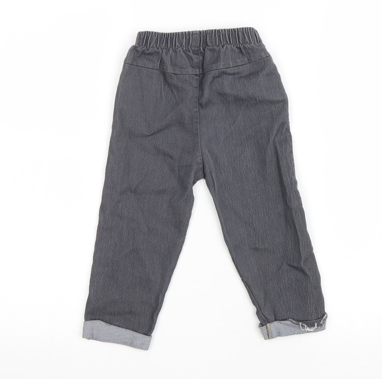 Lee Cooper Boys Green Cotton Jogger Trousers Size 2 Years Regular