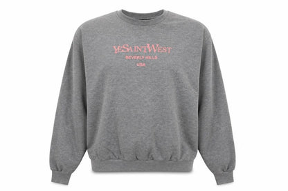I SAW IT FIRST Womens Grey Cotton Pullover Sweatshirt Size M Pullover - Beverly Hills