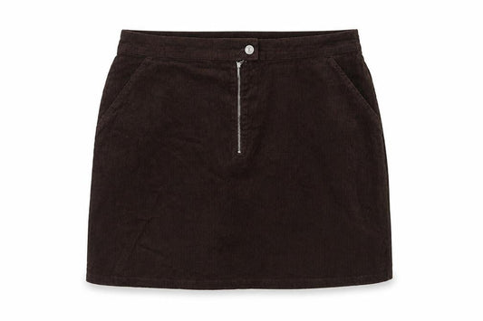 Denim & Co. Womens Brown Cotton Maxi Skirt Size 20 Button
