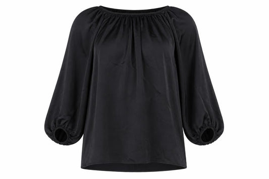 H&M Womens Black Polyester Shift Size XS Round Neck Pullover